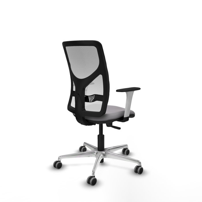 PIQUERAS Y CRESPO Silla de oficina Motilla con mecanismo Sincro, Gris y Blanco PIQUERAS Y CRESPO Silla de oficina Motilla con mecanismo Sincro, Gris y Blanco