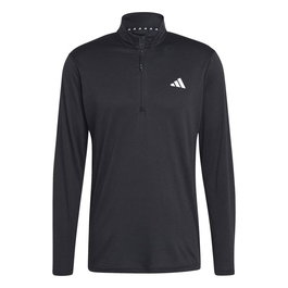 Sudadera sin Capucha Hombre Adidas Tr-Es+ 1I4Zip Negro