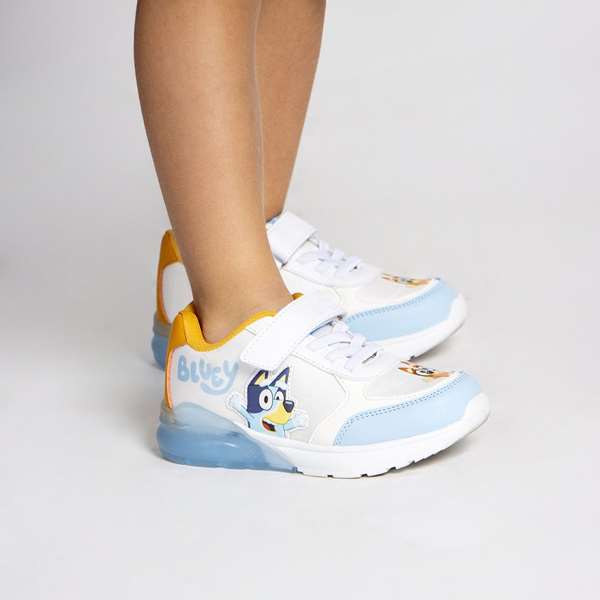 Cerdá Zapatilla Deportiva Suela TPR con Luces Bluey T026 - Talla 26 - Color Blanco