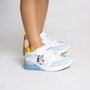 Cerdá Zapatilla Deportiva Suela TPR con Luces Bluey T026 - Talla 26 - Color Blanco