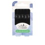Invisibobble Ecotie Coletero Invisible de Plástico Reciclado, Color Negro, Pack de 5 Unidades