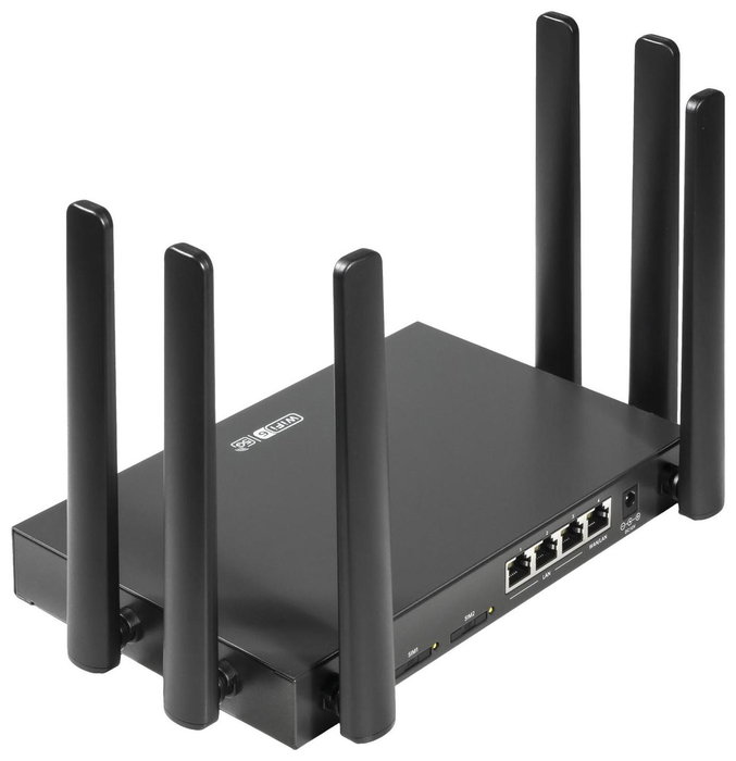 Edimax 5G-8649AX Rúter 5G NR AX1800 Wi-Fi 6 Doble Banda Negro