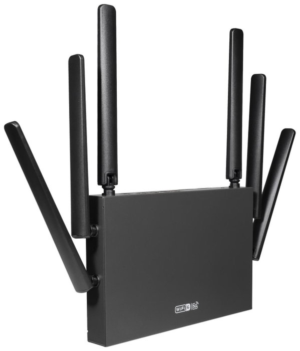 Edimax 5G-8649AX Rúter 5G NR AX1800 Wi-Fi 6 Doble Banda Negro