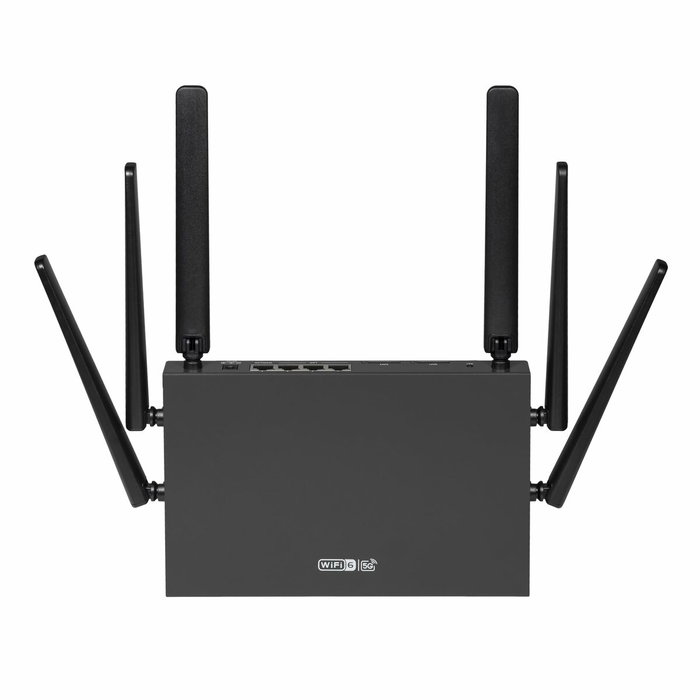 Edimax 5G-8649AX Rúter 5G NR AX1800 Wi-Fi 6 Doble Banda Negro