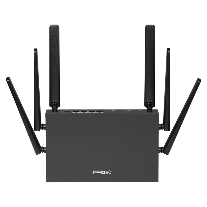 Edimax 5G-8649AX Router WiFi 6 Empresarial AX1800 5G NR, Doble Banda 2.4/5 GHz, 3 Puertos LAN, Incluye Antenas