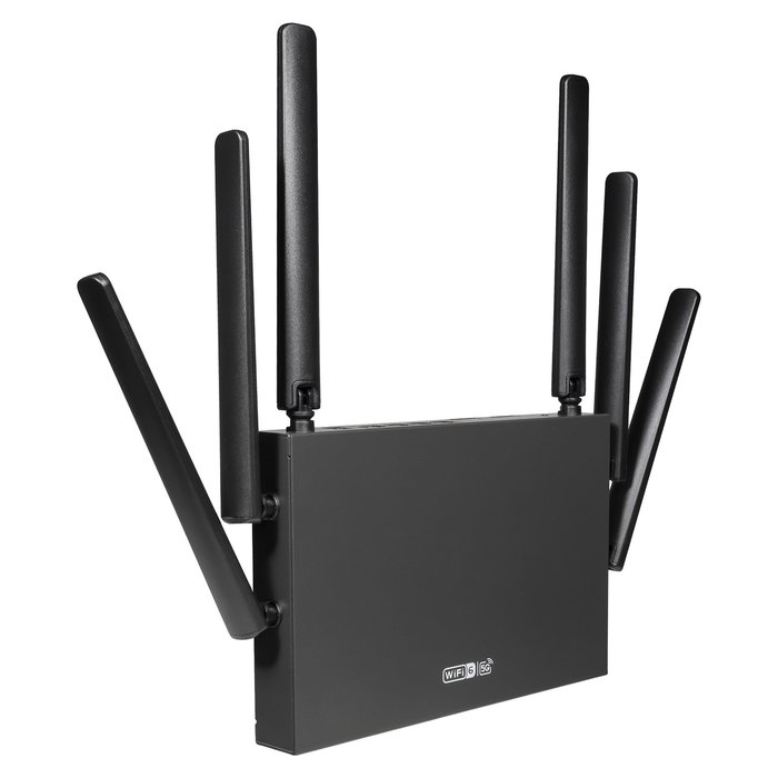 Edimax 5G-8649AX Router WiFi 6 Empresarial AX1800 5G NR, Doble Banda 2.4/5 GHz, 3 Puertos LAN, Incluye Antenas