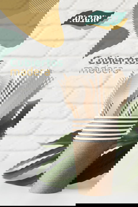 Inde Set 12 Cuchara Madera 16 cm (24 Unidades)