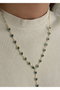 Heliophilia Silver KPEGMSA435312 Collar de Latón Azul Ajustable Hipoalergénico para Mujer, Elegante y Sofisticado