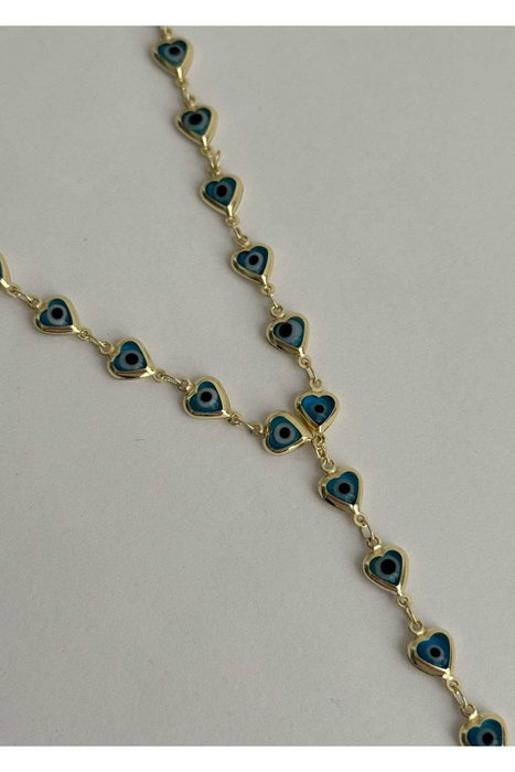 Heliophilia Silver KPEGMSA435312 Collar de Latón Azul Ajustable Hipoalergénico para Mujer, Elegante y Sofisticado