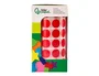 Liderpapel Gomets Circulares Autoadhesivos 15 mm Rojo Rollo de 2500 Unidades en Caja