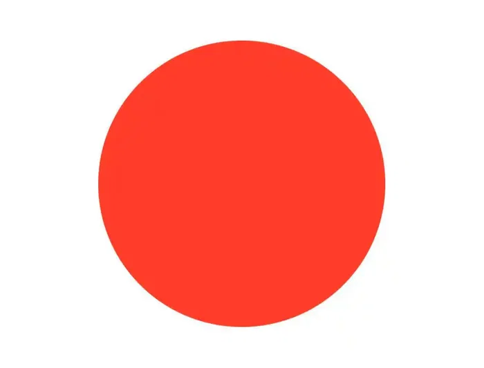 Liderpapel Gomets Circulares Autoadhesivos 15 mm Rojo Rollo de 2500 Unidades en Caja