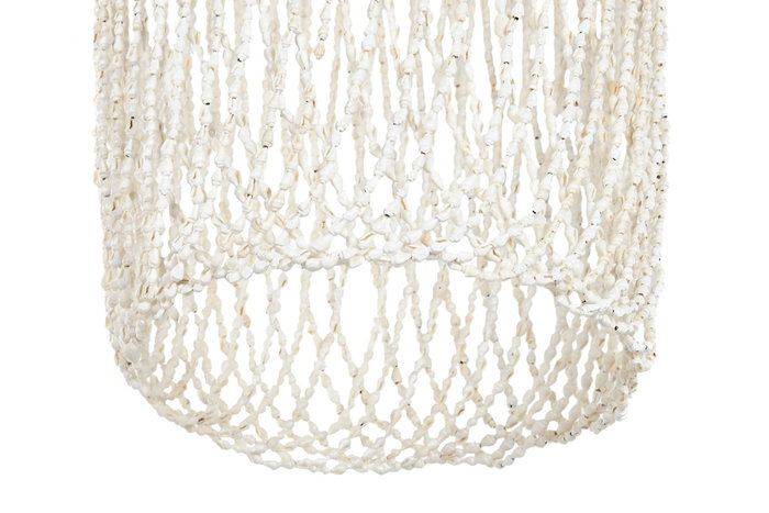DKD Home Decor Lámpara de Techo Hecha a Mano con Conchas 54 x 130 x 54 cm