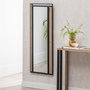 Espejo Natural-Negro Dm-Metal 45 X 2 X 100 cm