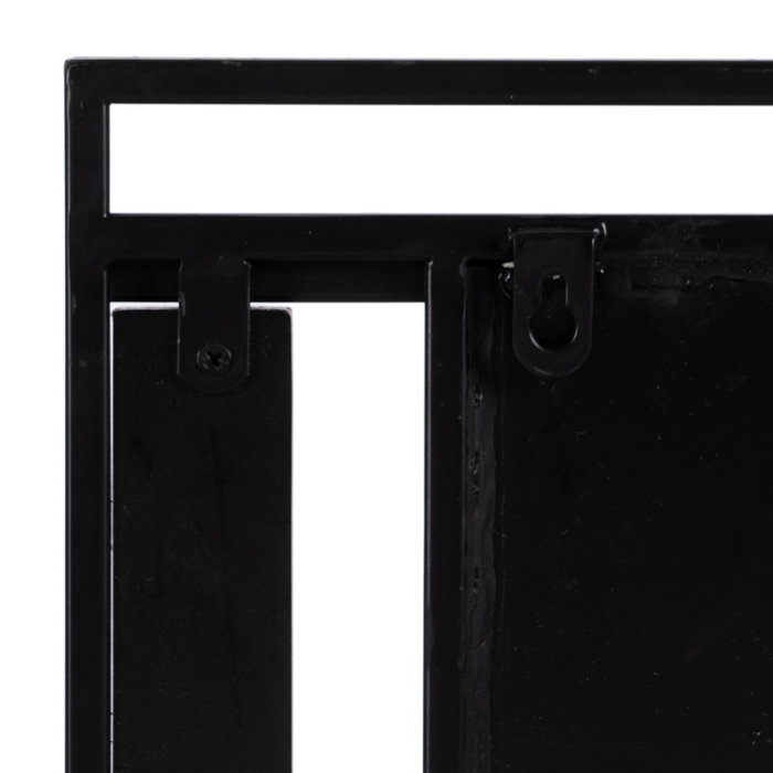 Espejo Natural-Negro Dm-Metal 45 X 2 X 100 cm