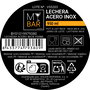 My Bar Lechera de Acero Inoxidable, 950 ml, Grosor 0.7 mm (12 Unidades)