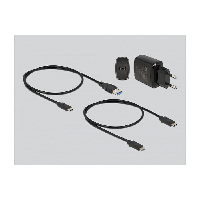 DeLOCK Estación de acoplamiento M.2 para 2 x M.2 SATA SSD con función de clonación, USB 3.2 Gen 2 Type-C, Negro DeLOCK Estación de acoplamiento M.2 para 2 x M.2 SATA SSD con función de clonación, USB 3.2 Gen 2 Type-C, Negro