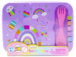 HOT FOCUS Set Caja Porta Meriendas Rainbow