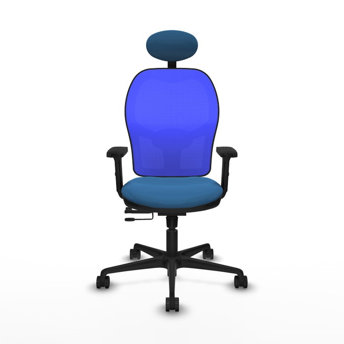 PIQUERAS Y CRESPO Silla de oficina Jorquera Azul con mecanismo Sincro/Traslack