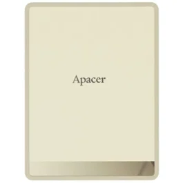 Apacer AS724 - Disco Duro Externo SSD Portátil 2TB USB-C 3.2 Gen 2, Color Crema, Hasta 500 MB/s, Resistente a Caídas, Compatible con PS5, Windows, Mac