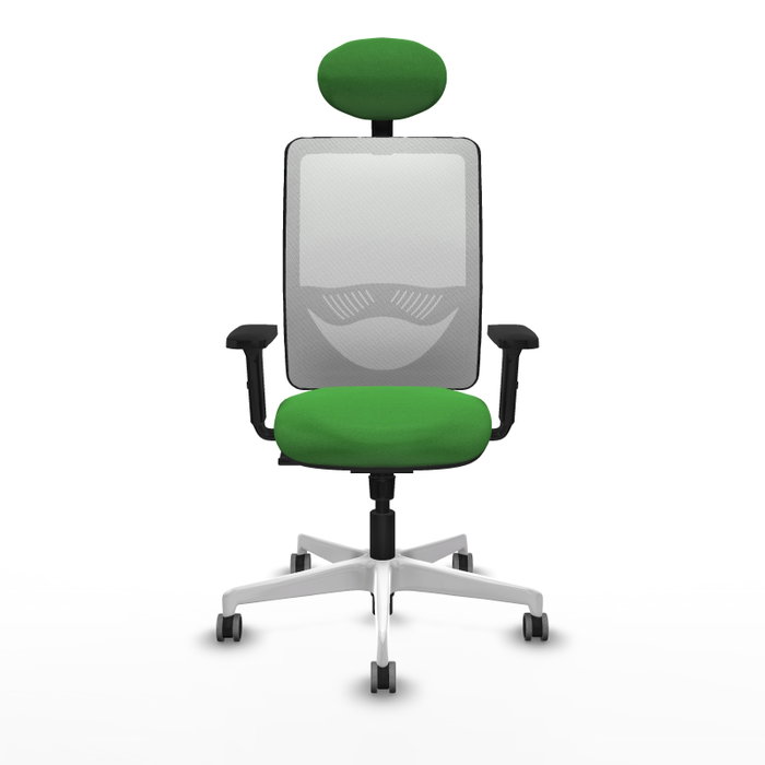 PIQUERAS Y CRESPO Silla de oficina Zulema con mecanismo Sincro, Verde y Blanco PIQUERAS Y CRESPO Silla de oficina Zulema con mecanismo Sincro, Verde y Blanco