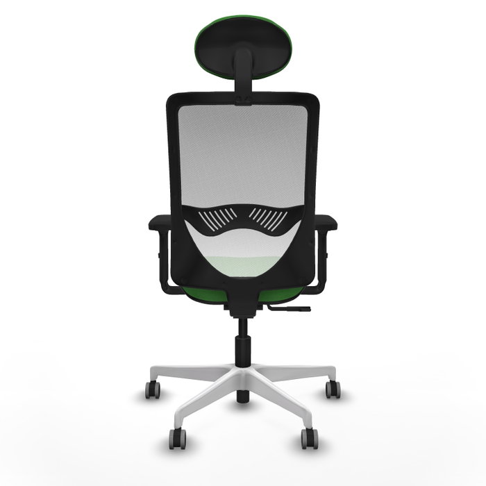 PIQUERAS Y CRESPO Silla de oficina Zulema con mecanismo Sincro, Verde y Blanco PIQUERAS Y CRESPO Silla de oficina Zulema con mecanismo Sincro, Verde y Blanco