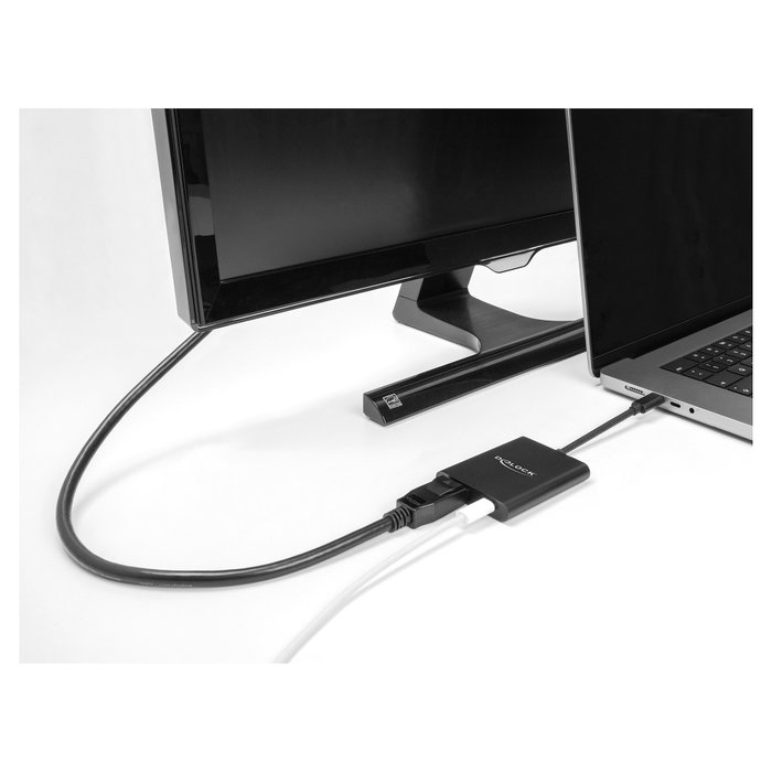DeLOCK Adaptador USB Type-C a DisplayPort 8K con HDR y Power Delivery 60 W DeLOCK Adaptador USB Type-C a DisplayPort 8K con HDR y Power Delivery 60 W