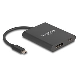 DeLOCK Adaptador USB Type-C a DisplayPort 8K con HDR y Power Delivery 60 W