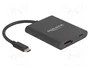 DeLOCK Adaptador USB Type-C a DisplayPort 8K HDR con Power Delivery 60 W