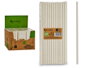 Kinvara Set de 72 Pajitas de Papel Blancas