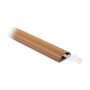 DeLOCK Canaleta para cables autoadhesiva 30 x 11 mm - Aspecto madera - 1 m