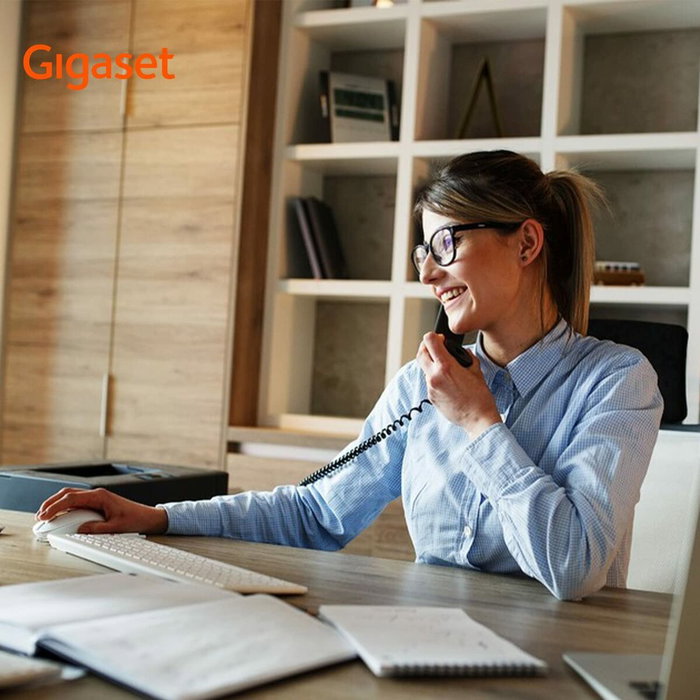 Gigaset DESK 200 Teléfono analógico Negro