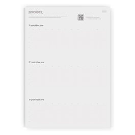 PATCHBOX PONEIDLABEL Etiquetas de Identificación para Cables, Set de 96 Unidades