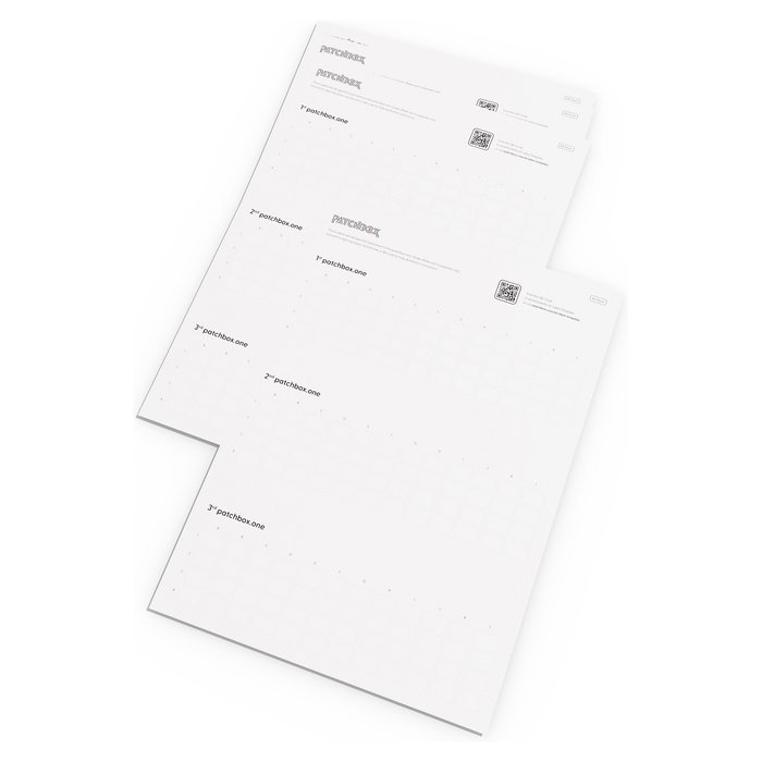 PATCHBOX PONEIDLABEL Etiquetas de Identificación para Cables, Set de 96 Unidades