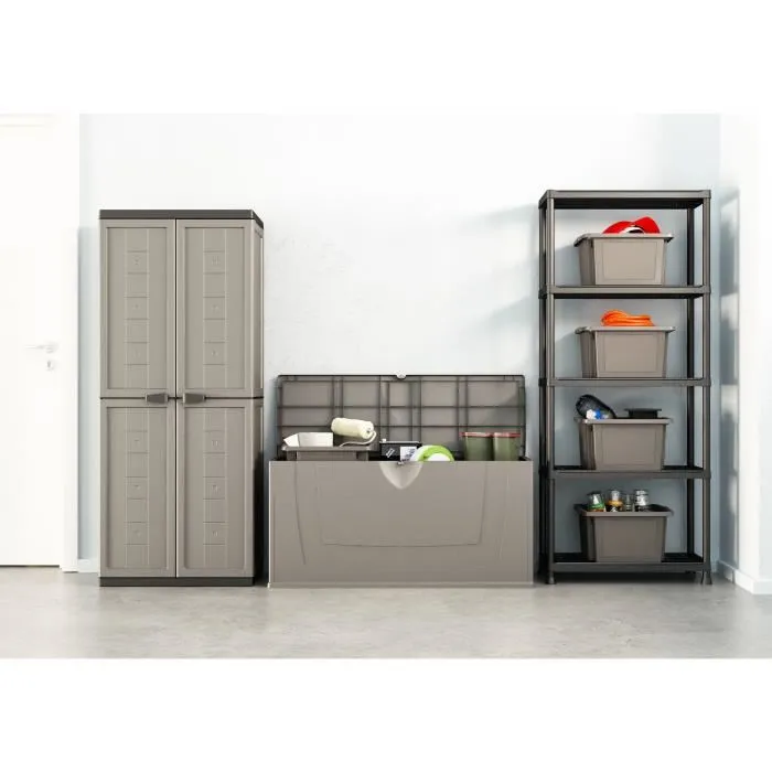 Keter Estante de almacenamiento Plus 75/5 - 75 x 32 x 176 cm - 5 estantes - Negro Keter Estante de almacenamiento Plus 75/5 - 75 x 32 x 176 cm - 5 estantes - Negro