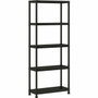 Keter Estante de almacenamiento KIS Plus 75/5 - 75 x 32 x 176 cm - Negro