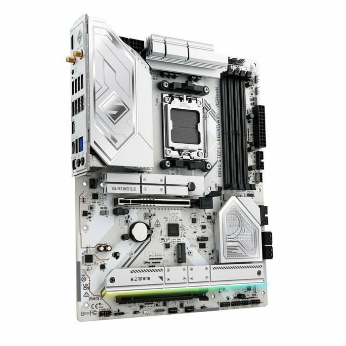 ASRock B850 Steel Legend WiFi Blanco (AM5, DDR5, ATX)