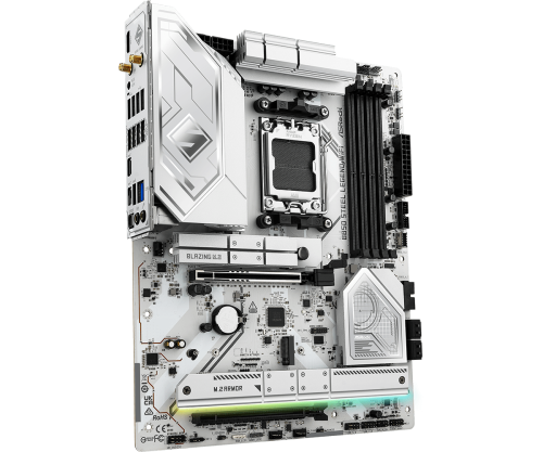 ASRock Placa Base B850 Steel Legend WiFi 90-MXBQS0-A0UAYZ, AMD AM5, Chipset B850, DDR5, WiFi 7, ATX