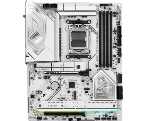 ASRock Placa Base B850 Steel Legend WiFi 90-MXBQS0-A0UAYZ, AMD AM5, Chipset B850, DDR5, WiFi 7, ATX