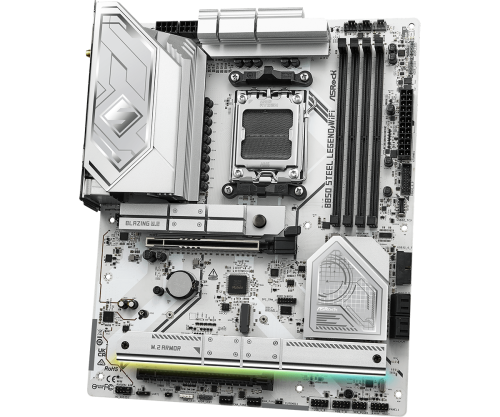 ASRock Placa Base B850 Steel Legend WiFi 90-MXBQS0-A0UAYZ, AMD AM5, Chipset B850, DDR5, WiFi 7, ATX