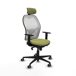 PIQUERAS Y CRESPO Silla de oficina Jorquera Verde oliva y Blanco