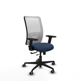 PIQUERAS Y CRESPO Silla de oficina Zulema Azul marino/Blanco