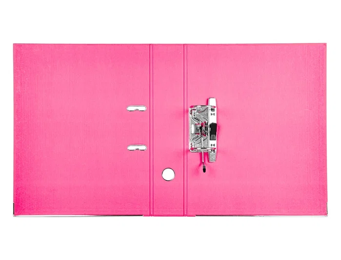 Liderpapel Módulo Archivador Folio 2 Anillas Mecanismo de Palanca 52mm Rosa