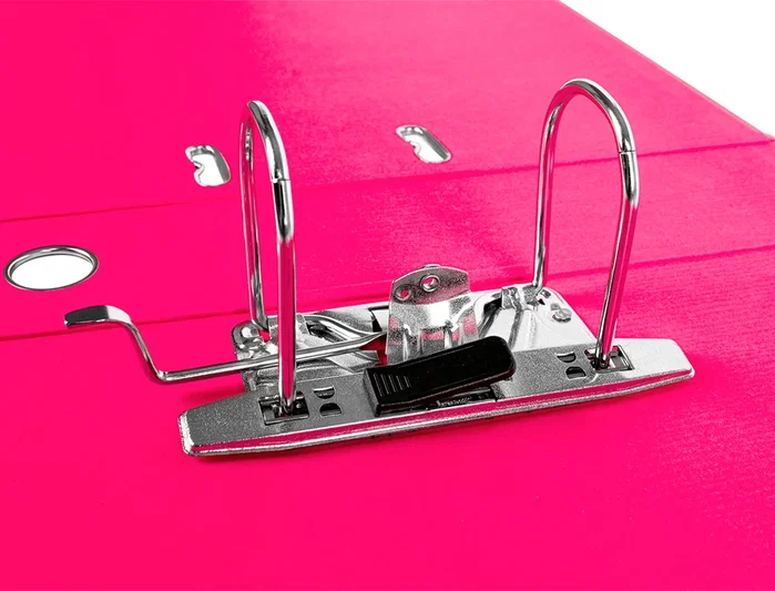 Liderpapel Módulo Archivador Folio 2 Anillas Mecanismo de Palanca 52mm Rosa