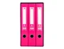 Liderpapel Módulo Archivador Folio 2 Anillas Mecanismo de Palanca 52mm Rosa