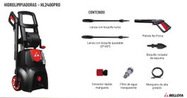 Bellota HL2400PROE Hidrolimpiadora de 2,4 kW y 150 bar