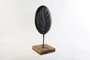 DKD Home Decor Portavelas Vintage Negro Marron Oscuro Metal Madera Cristal 20 x 51 x 20 cm (4 Unidades)