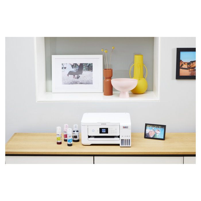 Epson EcoTank ET-2856 Impresora Multifunción A4, Wi-Fi, Inyección de Tinta a Color, Depósito de Tinta