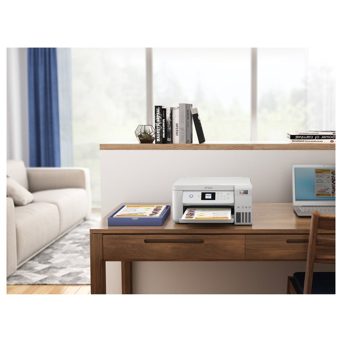 Epson EcoTank ET-2856 Impresora Multifunción A4, Wi-Fi, Inyección de Tinta a Color, Depósito de Tinta