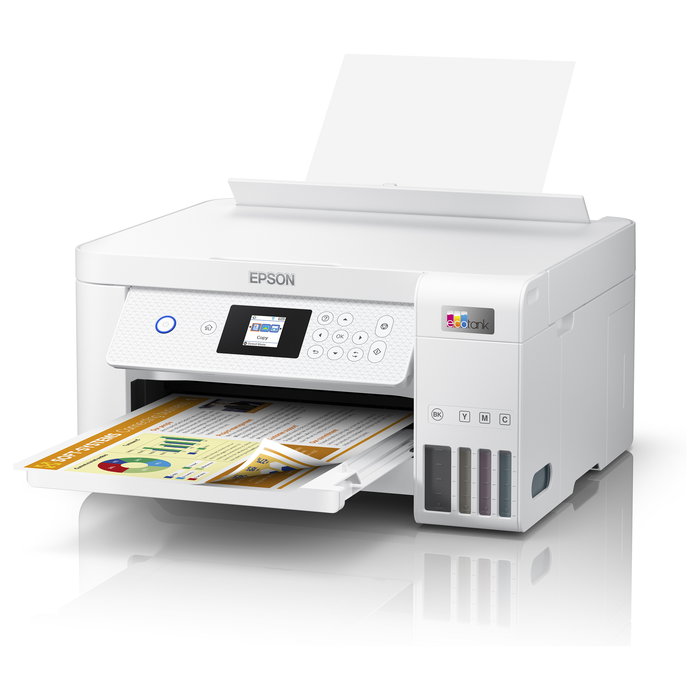 Epson EcoTank ET-2856 Impresora Multifunción A4, Wi-Fi, Inyección de Tinta a Color, Depósito de Tinta