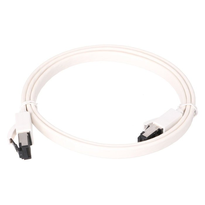 Extralink LAN Patchcord CAT.8 U/FTP 1m Blanco